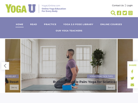 'yogauonline.com' screenshot