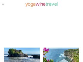 'yogawinetravel.com' screenshot
