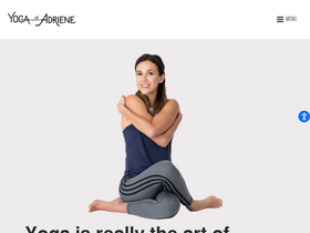 'yogawithadriene.com' screenshot