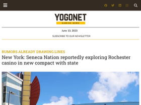 'yogonet.com' screenshot