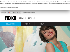 'yokko.ro' screenshot