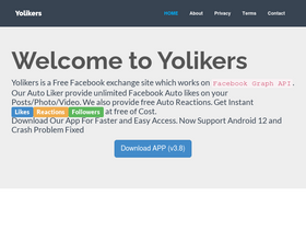'yolikers.com' screenshot