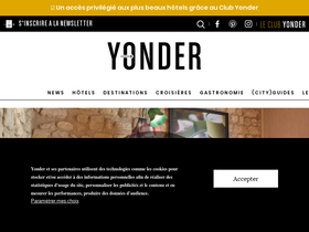 'yonder.fr' screenshot