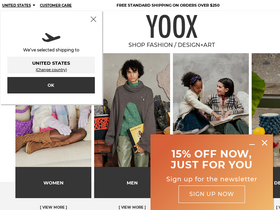 'yoox.com' screenshot