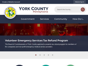'yorkcountypa.gov' screenshot