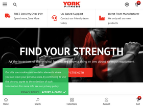 'yorkfitness.com' screenshot
