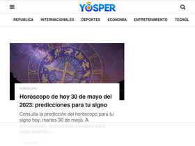 'yosper.com' screenshot