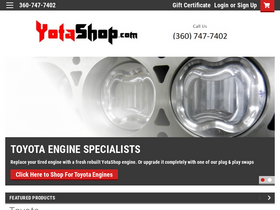 'yotashop.com' screenshot