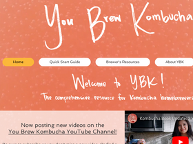 'youbrewkombucha.com' screenshot