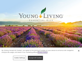 'youngliving.com' screenshot