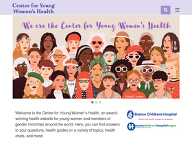 'youngwomenshealth.org' screenshot
