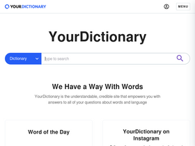 'yourdictionary.com' screenshot