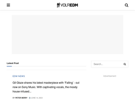 'youredm.com' screenshot