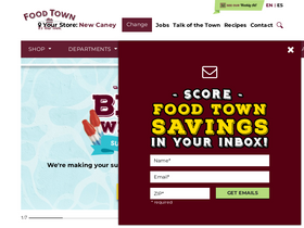 'yourfoodtown.com' screenshot