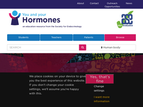 'yourhormones.info' screenshot