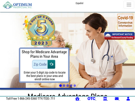 'youroptimumhealthcare.com' screenshot
