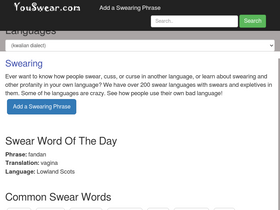 'youswear.com' screenshot