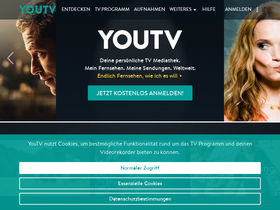 'youtv.de' screenshot
