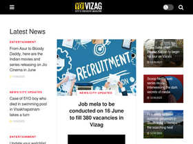 'yovizag.com' screenshot