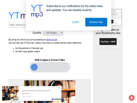 'ytmp3.net' screenshot