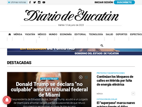 'yucatan.com.mx' screenshot