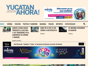 'yucatanahora.mx' screenshot