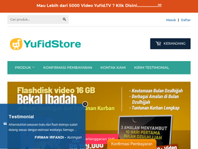 'yufidstore.com' screenshot