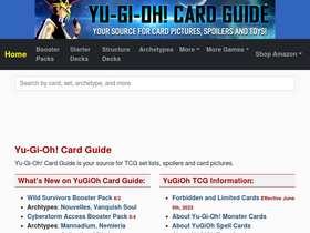 'yugiohcardguide.com' screenshot