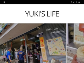 'yukiblog.tw' screenshot