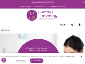 'yummymummystore.com' screenshot