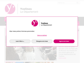 'yvelines.fr' screenshot