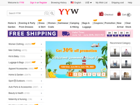 'yyw.com' screenshot