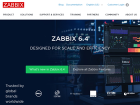 'zabbix.com' screenshot