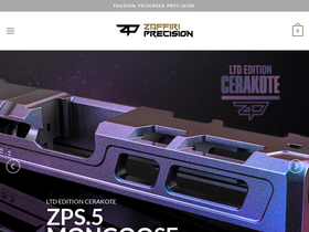 'zaffiriprecision.com' screenshot