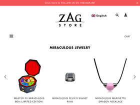 'zag-store.com' screenshot