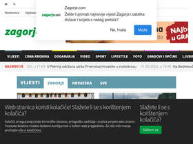 'zagorje.com' screenshot