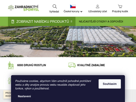 'zahradnictvi-spomysl.cz' screenshot