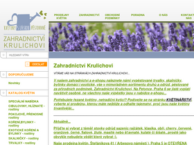 'zahradnictvikrulichovi.cz' screenshot