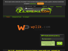 'zajefajna.com' screenshot