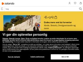 'zalando.dk' screenshot