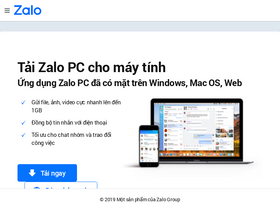'zaloapp.com' screenshot