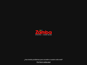 'zamba.co' screenshot