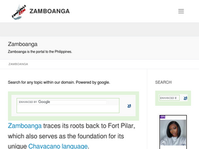 'zamboanga.com' screenshot