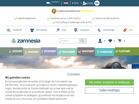 'zamnesia.nl' screenshot