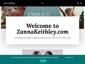'zannakeithley.com' screenshot