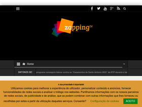 'zapping-tv.com' screenshot