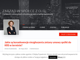 'zarzadwspolcezoo.pl' screenshot