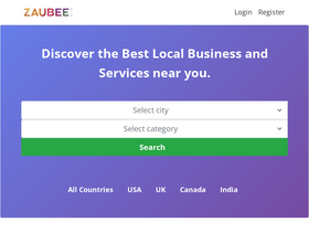 'zaubee.com' screenshot
