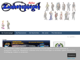 'zauberspiegel-online.de' screenshot