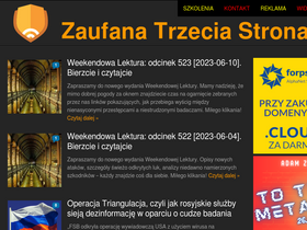'zaufanatrzeciastrona.pl' screenshot